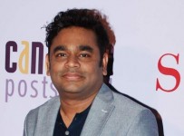 Mumbai: Music composer A R Rahman during the premiere of film Nanak Shah Fakir, in Mumbai on April 16, 2015. (Photo: IANS)