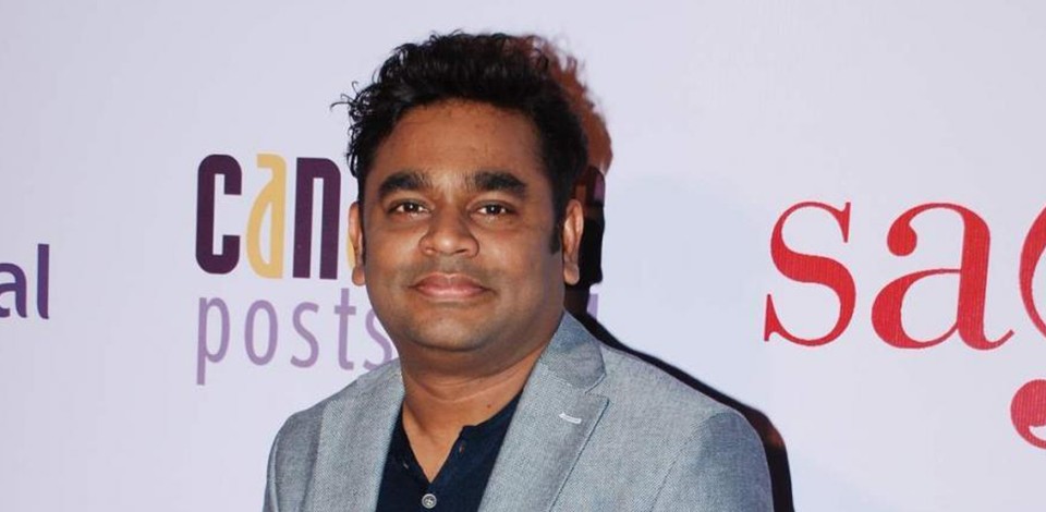 Mumbai: Music composer A R Rahman during the premiere of film Nanak Shah Fakir, in Mumbai on April 16, 2015. (Photo: IANS)