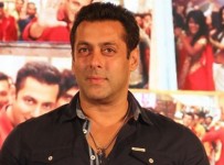 Mumbai: Caption : Mumbai: Actor Salman Khan during the launch of Eid special song titled Aaj ki party meri taraf se from the film Bajrangi Bhaijaan in Mumbai on July 3, 2015. (Photo: IANS)