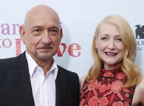 Sir Ben Kingsley, Patricia Clarkson==
New York VIP Premiere of LEARNING TO DRIVE(arrivals)==
The Paris Theatre, New York==
August 17, 2015==
©Patrick McMullan==
Photo-JIMI CELESTE/patrickmcmullan.com==