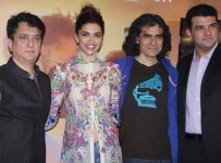 Deepika Padukone, Imtiaz Ali, Sajid Nadiadwala and Siddharth Roy Kapur at Music Launch of Tamasha