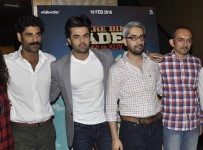 Manish Paul and Sikander Kher at Trailer Launch of 'Tere Bin Laden: Dead or Alive'