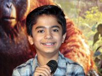 Mumbai: Hollywood actor Neel Sethi during the press conference of film The Jungle Book in Mumbai, on March 28, 2016. (Photo: IANS)