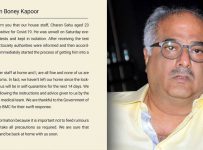 Boney Kapoor Househelp Covid19