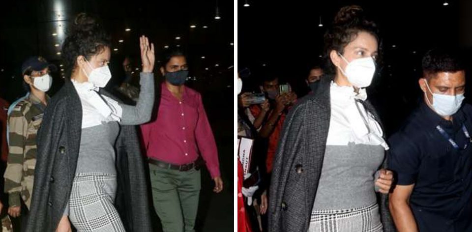 Kangana Returns To Mumbai