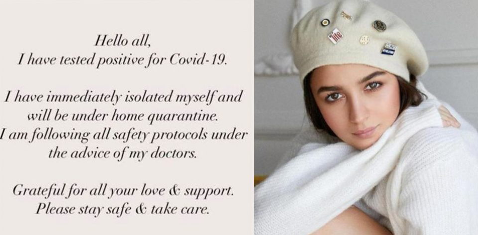 Alia Bhatt Covid Positive