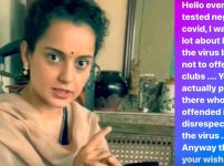 Kangana Covid Free