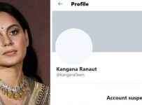 Kangana Twitter Suspended