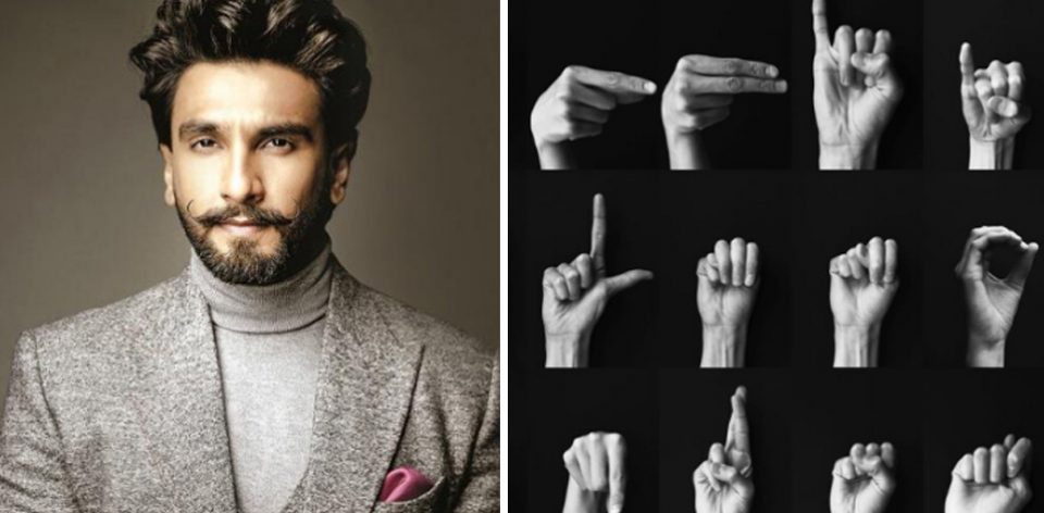 Ranveer-Sign-Language