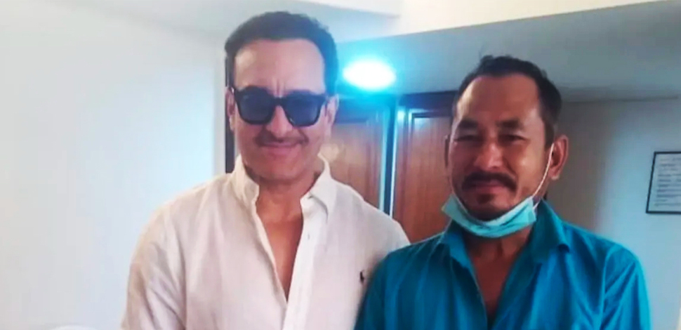 Saif Meets Driver